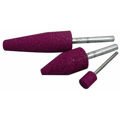 FAIOT MUELAS CON VÁSTAGO 6MM - RUBÍ MEDIDAS Ø 22 x 70 mm. Grano 46. FEPA A10