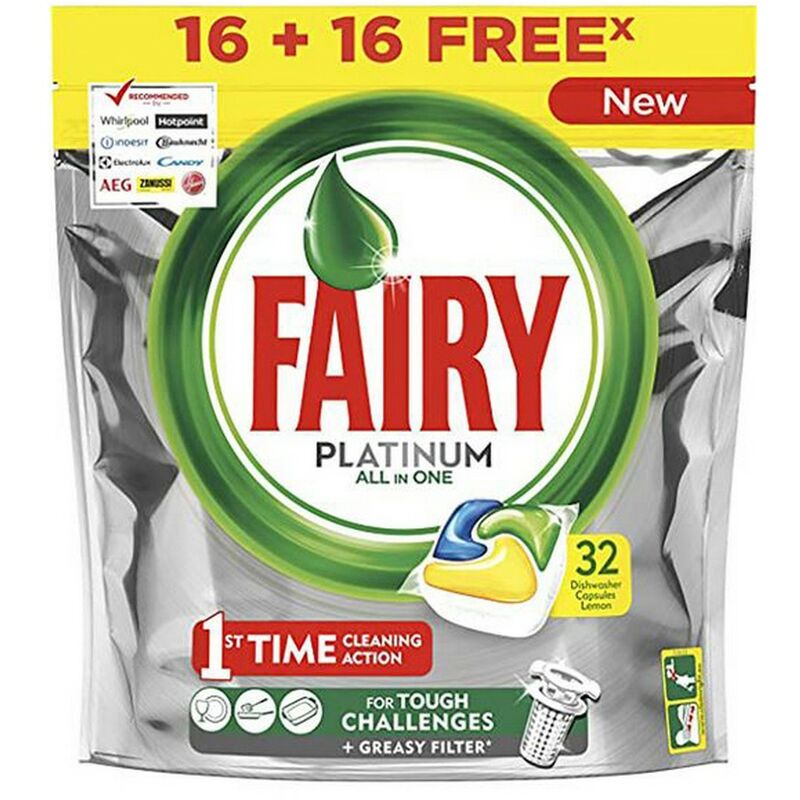 

Pastillas para Lavavajillas Platinum - Fairy