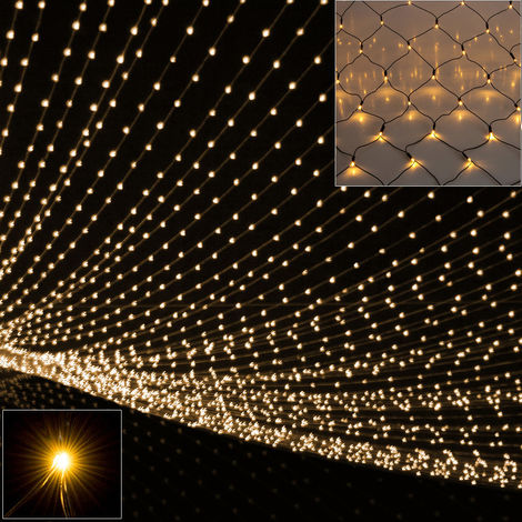 Fairy Lights String Net 160 Leds 200 Cm Warm White 103496