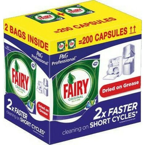 Fairy Original All-in-One Spülmaschinen-Tabs, 200 Stk