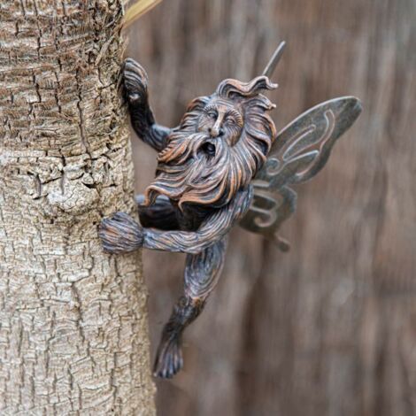 Fairy Tree Hugger Garden Ornament Novelty Halloween Sculpture