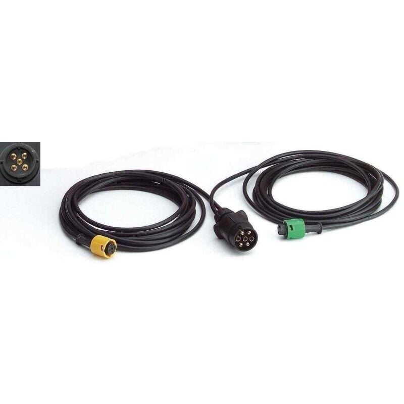 Faisceau 5,1m pour remorque connectique ronde