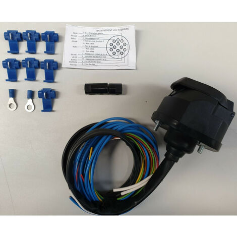 FAISCEAU CARAVANE 12V SOCLE 13 PLOTS