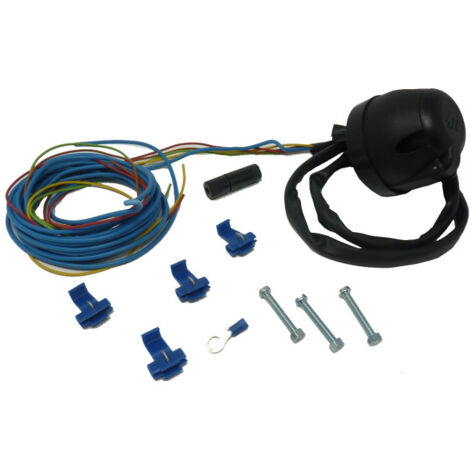 Faisceau Caravane 7 Plots - Socle Plastique avec Accessoires