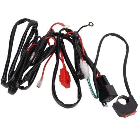Faisceau de feux de travail à LED 12V 40A pour motocyclette 9-32V, ATV, vélo électrique