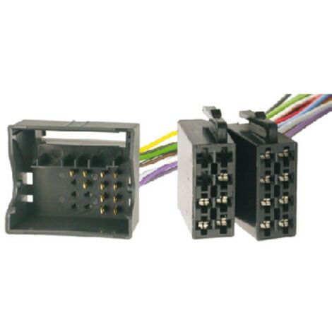 Faisceau ISO Autoradio AI24 compatible avec Audi Seat Skoda VW - voir liste