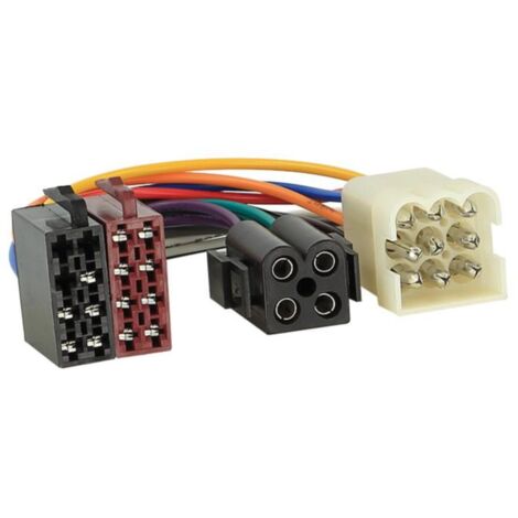 Faisceau ISO autoradio compatible avec Volvo 240 244 245 340 360 440 480 740 760