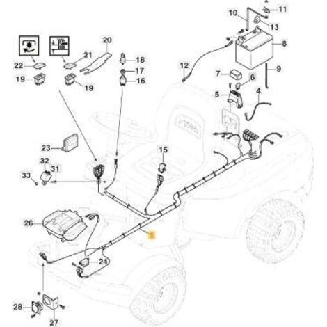 FAISCEAU PC HONDA ORIGINAL STIGA - 187040335/0