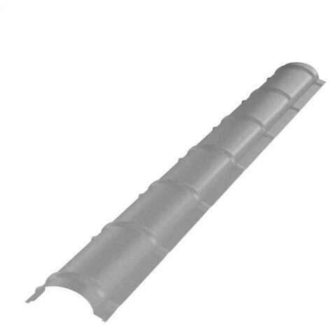 Faitage, 2000 × 230 × 0,5 mm, gris Mat RAL 7024