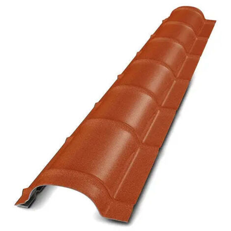 Faitage, 2000 × 230 × 0,5 mm, rouge brique Mat RAL 8004