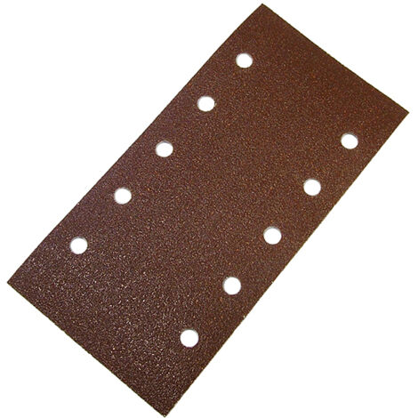 Faithfull 009651 1/2 Orbital Sheet Punched Assorted (Pack 5) FAIAOHSPROA