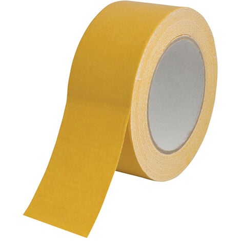 Faithfull 01345025TB Heavy-Duty Double-Sided Tape 50mm x 25m FAITAPEDS