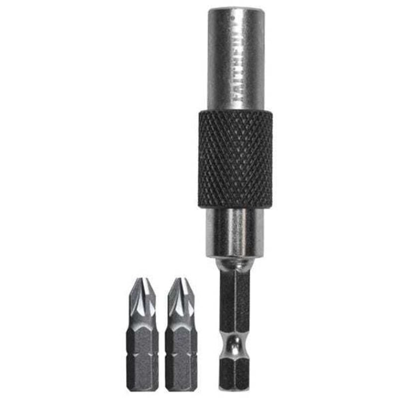Faithfull - 15 Flexi Bit Holder 75mm & PZ2(x2) Bits FAISBMBH15