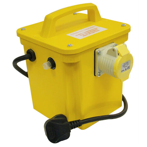 Faithfull 1.5 kVA Site Transformer – Single 110V Outlet, IP44 Weatherproof