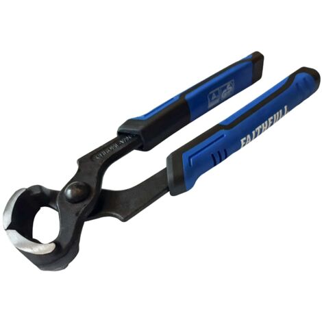 Faithfull 180mm (7in) Soft Grip Carpenter's Pincers Chrome Vanadium Steel