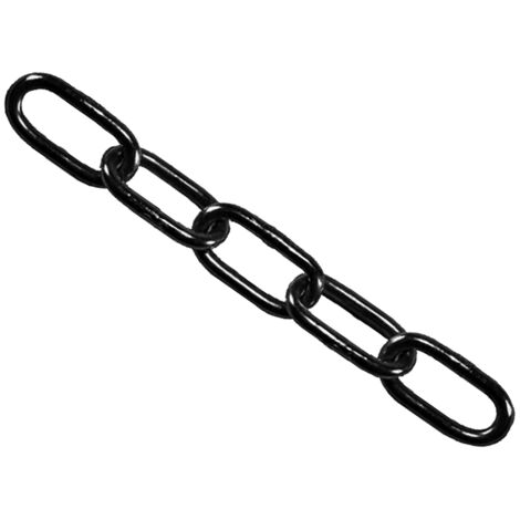 Faithfull 19354JS Black Japanned Chain 6mm x 15m Reel Max Load 250kg FAICHBL615