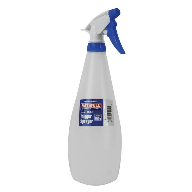 Image of 1L Spray Bottle Adjustable Nozzle Plant Mister Jet Spray faispraytrig - Faithfull