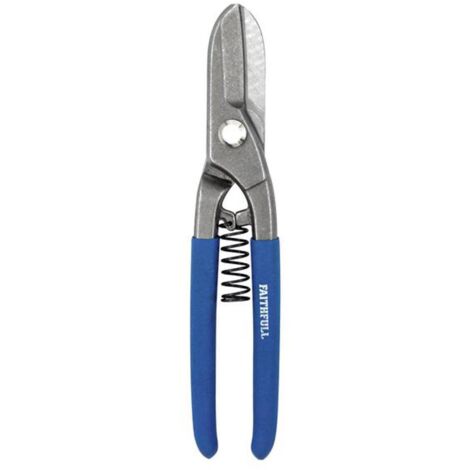 Faithfull 200mm Straight Tinsnips - Durable Steel Cutting Tool