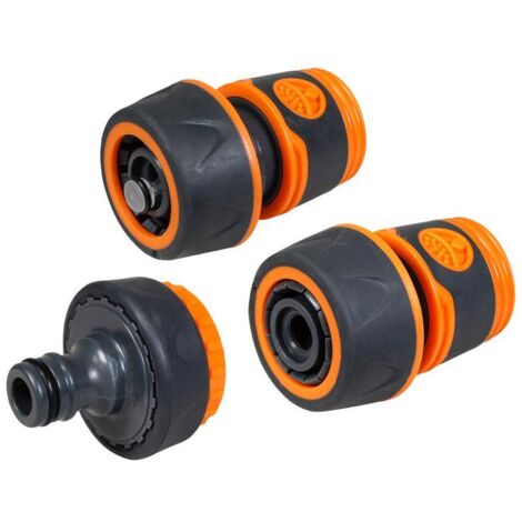 Faithfull 3/4in Plastic Hose Fittings Kit, 3 Piece FAIHOSE34KIT