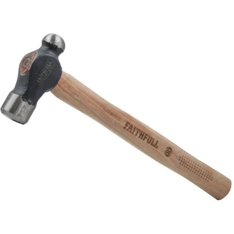 Faithfull 60411220 Ball Pein Hammer FSC Hickory 454g 1 lb FAIBPH16FSC