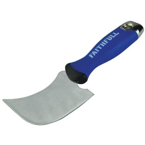 Faithfull 6401 Professional Quarter Moon Window Knife for Precise Glass Cutting