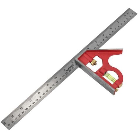 Faithfull 716F12 Combination Square 400mm (16in) FAICS400