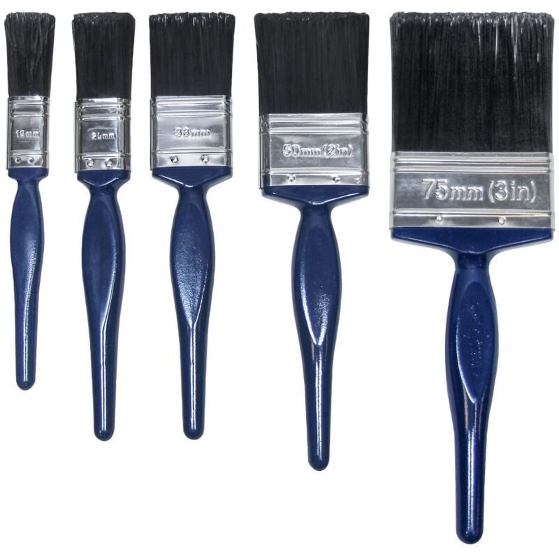Faithfull - Utility Paint Brush Set of 5 19 25 38 50 & 75mm