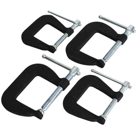 Faithfull ACC7198 Forged Mini Clamp Set, 4 Piece FAICLAMPSET4
