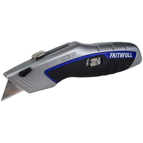 Faithfull Auto-Load Utility Knife - 3 Position Depth