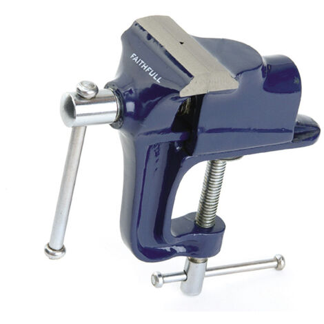 Faithfull AVH7611 Hobby Vice 60mm (2.1/2in) with Integrated Clamp FAIV60