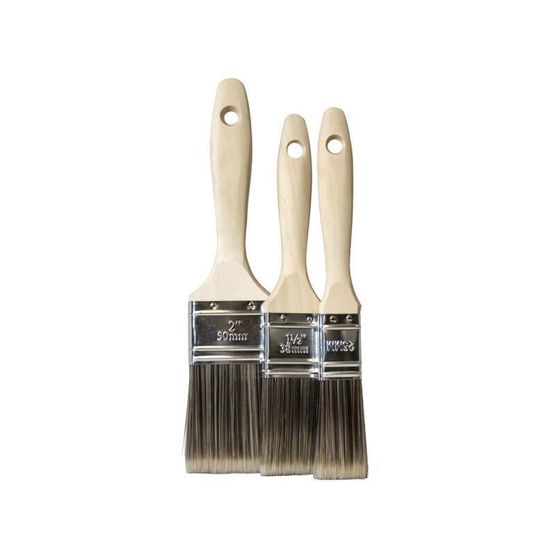 Faithfull - 75005003 Tradesman Synthetic Paint Brush Set, 3 Piece FAIPBTSET3