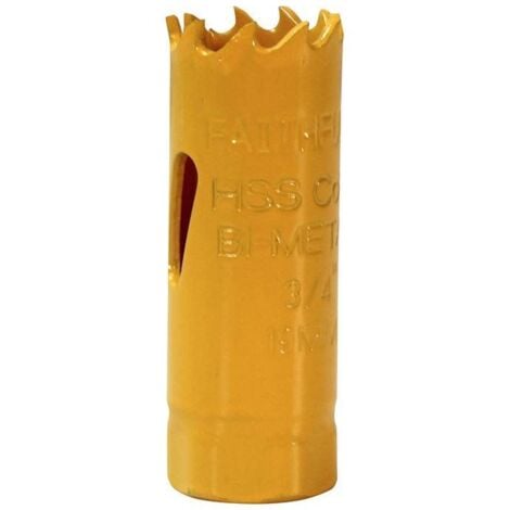 OUTIFRANCE Faithfull Bi-Metal Cobalt Holesaw 16mm Cutting Depth 38mm FAIHSVP16