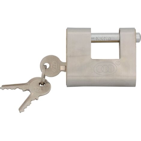 Faithfull Brass Shutter Padlock 60mm FAIPLB60SHUT