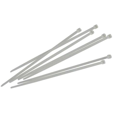 Faithfull Cable Ties White 3.6 x 150mm (Pack 100) FAICT150W
