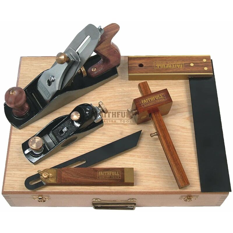 Faithfull - 5 Piece Carpenters Tool Kit