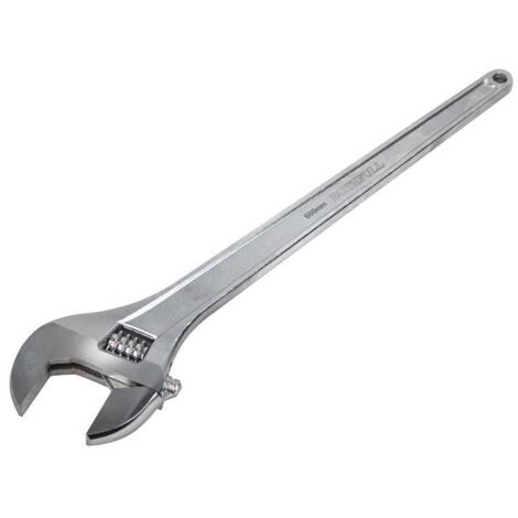 Faithfull Chrome Adjustable Spanner 600mm 24in Capacity 62mm FAIAS600MC