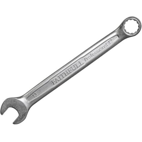 Faithfull Combination Spanner CV Satin Finish 13mm FAISPAC13
