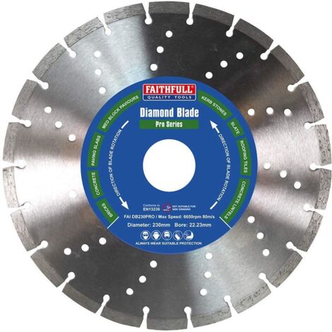 Faithfull Diamond Blade 230 x 22mm