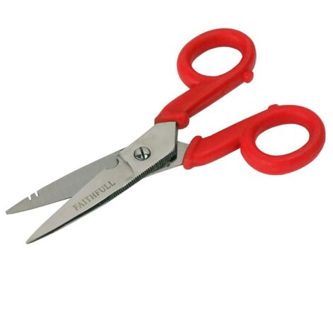 Faithfull Electrician's Wire Cutting Scissors 125mm (5in) FAISCWC5