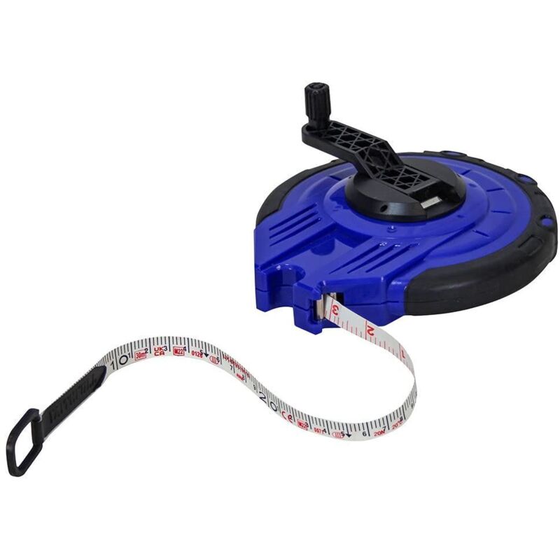 Faithfull Fully Enclosed ABS Fibreglass Long Tape 30m/100ft (Width 15mm)