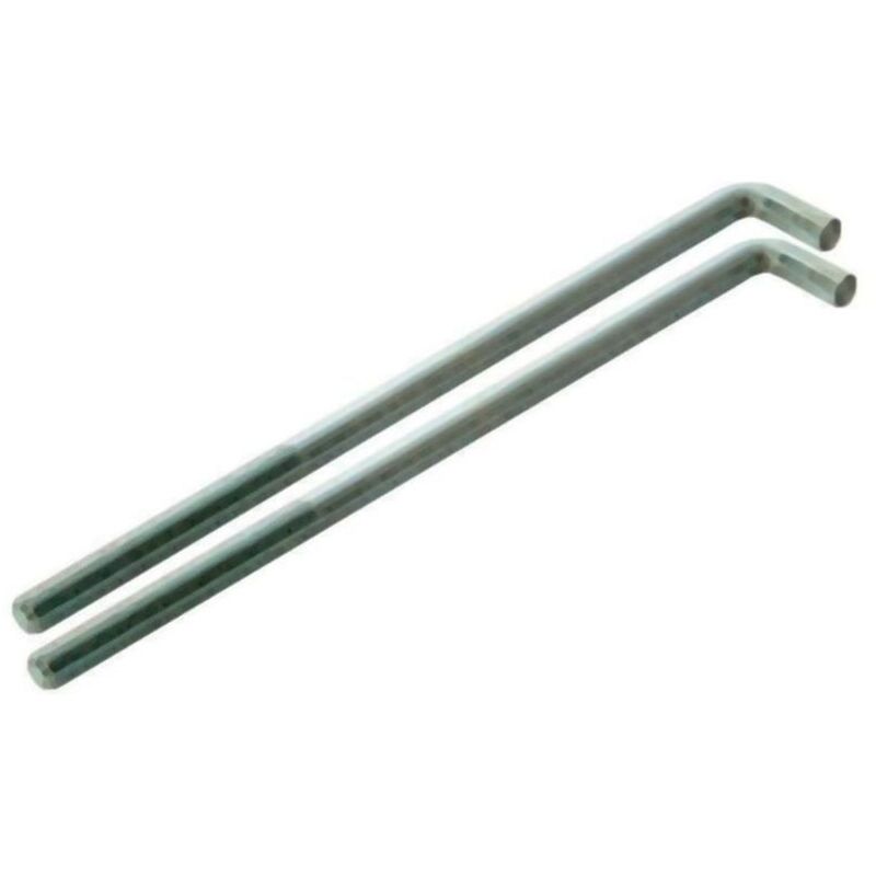 Faithfull - External Building Profile - 460mm (18in) Bolts (Pack 2) FAIPROEXTB18
