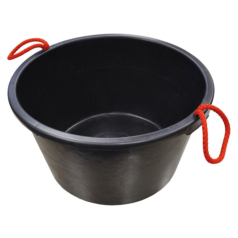 Faithfull - patrol building container 40LT Builder's Bucket 40 litre (9 gallon) - Black FAI40LBUCKET