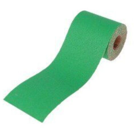 Faithfull FAIAR1080G Aluminium Oxide Paper Roll Green 115mm x 10M 80G