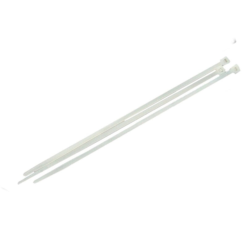 Cable Ties White 4.8 x 300mm (Pack 100) FAICT300W - Faithfull