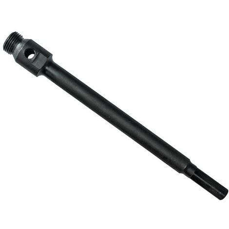 Faithfull FAIDCHEXADAP Core Drill HEX Extension Adaptor 12mm x 240mm 1/2 Thread