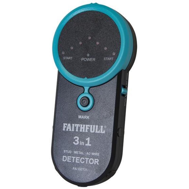 Faithfull - 3-in-1 Detector Stud Metal & Live Wire FAIDET31