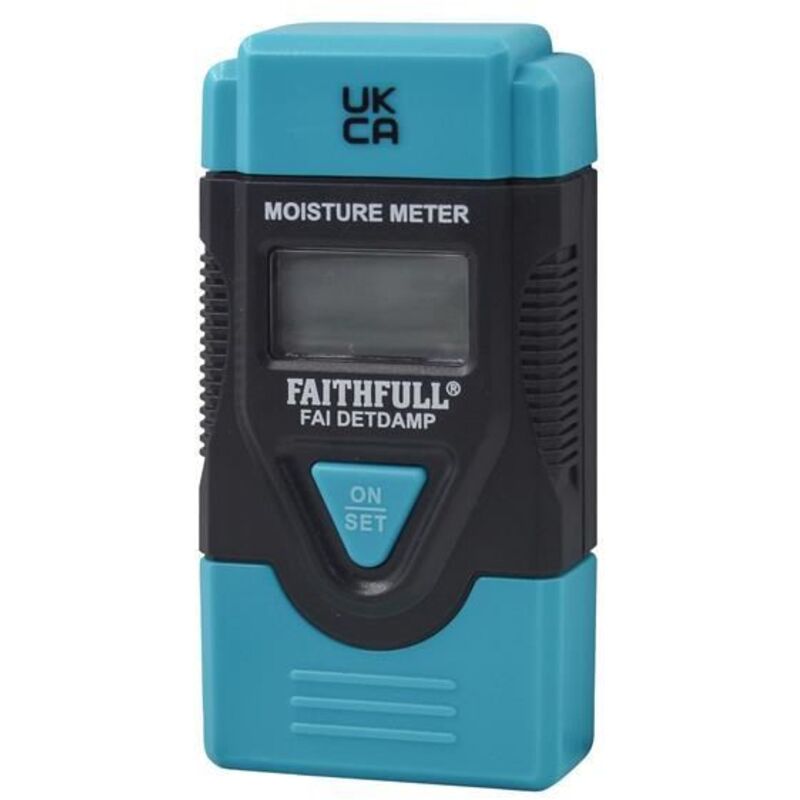Damp & Moisture Meter lcd Display faidetdamp - Faithfull