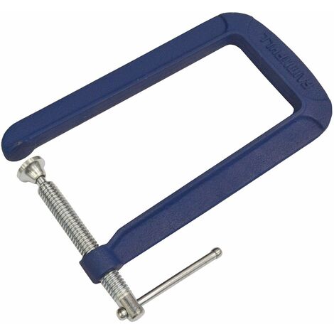 Faithfull FAIG8DT-TB 200 mm 8" G-Clamp Deep Gola con cappuccio 85 mm, multicolore