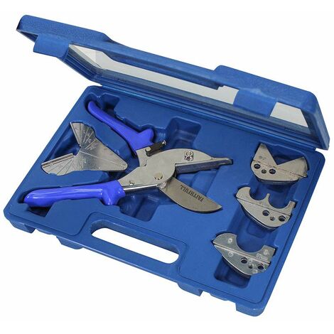 Faithfull FAIGCKITPC Multi-function Gasket and Pipe Mitre Shears Kit - for cutting soft wood, PVC, Gasket, Plastic