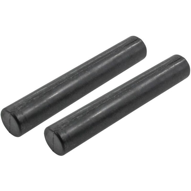 Faithfull Pair of Spare Kerb Lifter Rubbers for FAIKERBL 153 x 25mm in Black